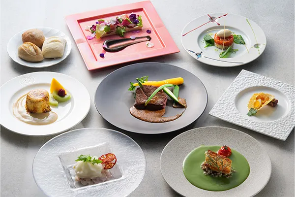 【フランス料理コース／夏】美しさと独創性、そしておいしさを備えたシェフ特製コース料理プラン